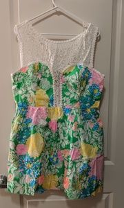NWT Lilly Pulitzer Size 16 Dress Hibiscus Stroll